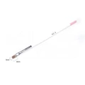 Kép 2/2 - Zselé ecset lapos Z021-8 Fehér pink véggel
