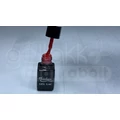 Kép 2/3 - ONE step géllakk 5ml #260 Tűzpiros sárga csillámporral