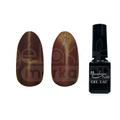 Kép 1/3 - Tiger eye géllakk 5ml #864 Jujubapiros - jácint piros