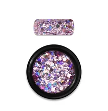 Moyra Holo glitter mix 1g No. 03. Rózsaszín