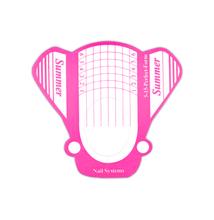 Műköröm sablon 50 db #004 Summer pink