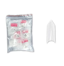 Műköröm Nail tip 500db #008-C Edge - átlátszó