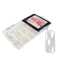 Nail tip box 100db #001-C Átlátszó