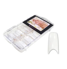 Nail tip box 100db #005-W American - fehér