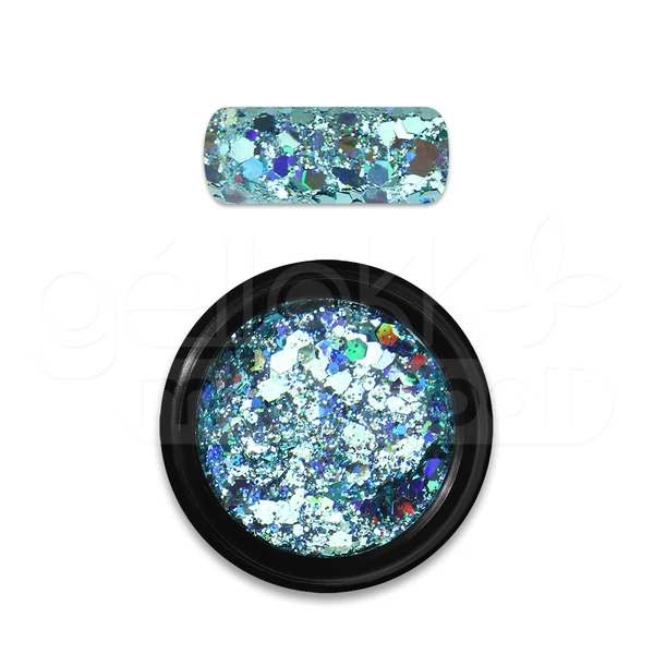 Moyra Holo glitter mix 1g No. 04. Türkiz