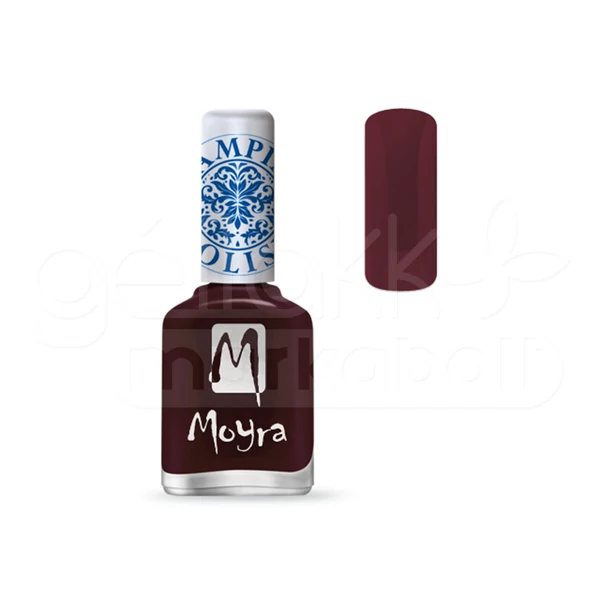 Moyra nyomdalakk 12ml SP 03 Burgundy Red