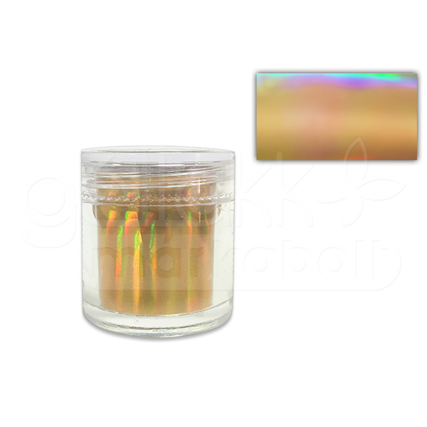 Transzfer fólia #33 Arany hologram