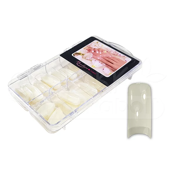 Nail tip box 100db #004-N Natúr