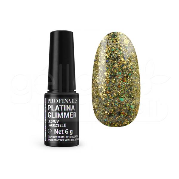 Profinails Platina Glimmer LED/UV lakkzselé 6g P-20