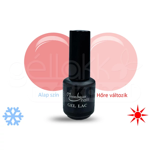 Thermo gél lakk 5ml #416 pink-fehér