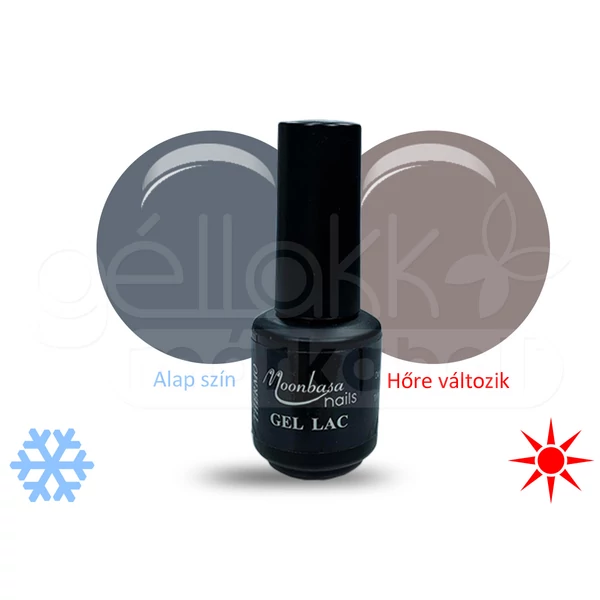 Thermo gél lakk 5ml #418 sötét szürke-világos szürke