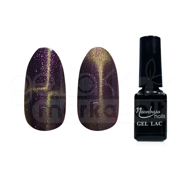 Tiger eye gél lakk 5ml #807 padlizsán lila