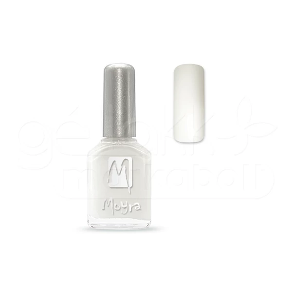 Moyra körömlakk 12ml #003 Fedő fehér