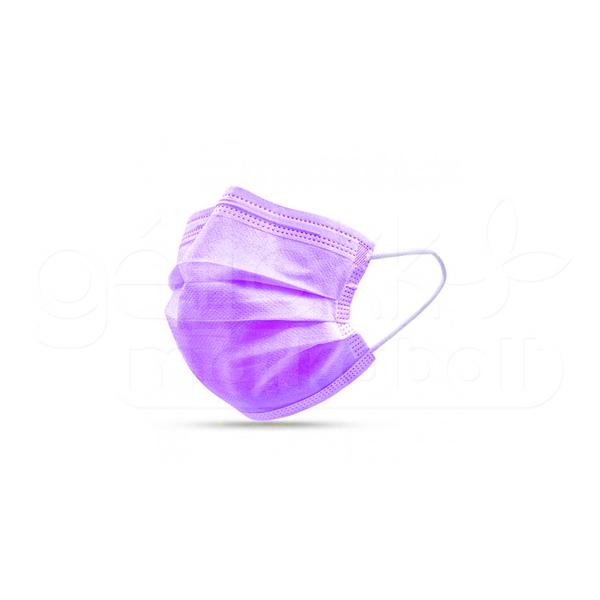 Eldobható szájmaszk lila 50db