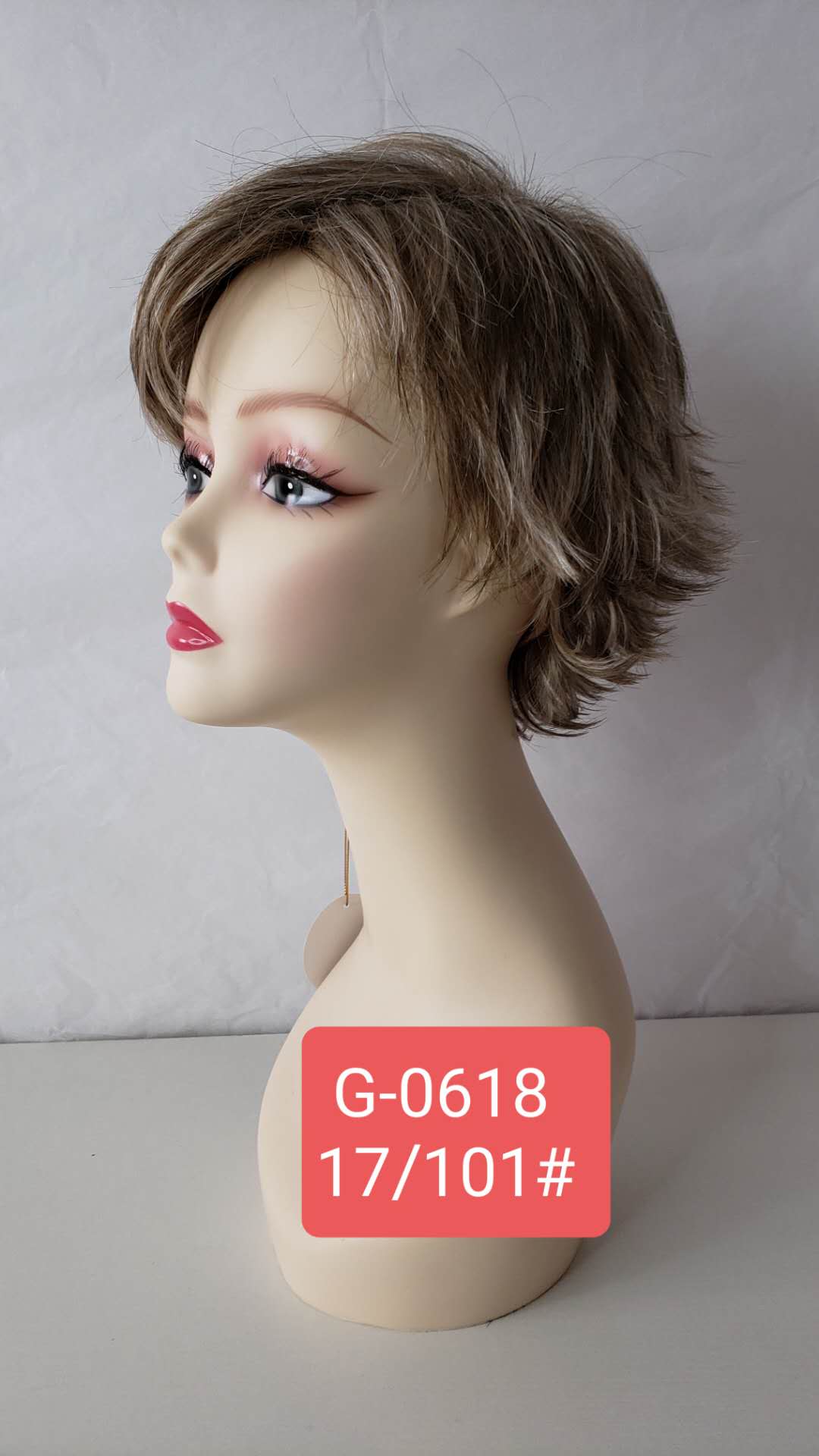 Paróka Rövid 65g G-0618-17/101 Szőke