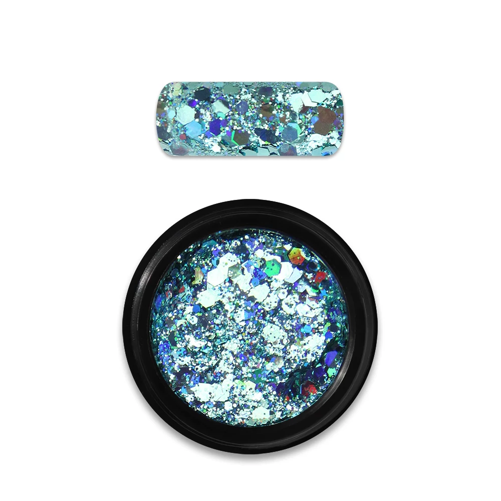 Moyra Holo glitter mix 1g No. 04. Türkiz