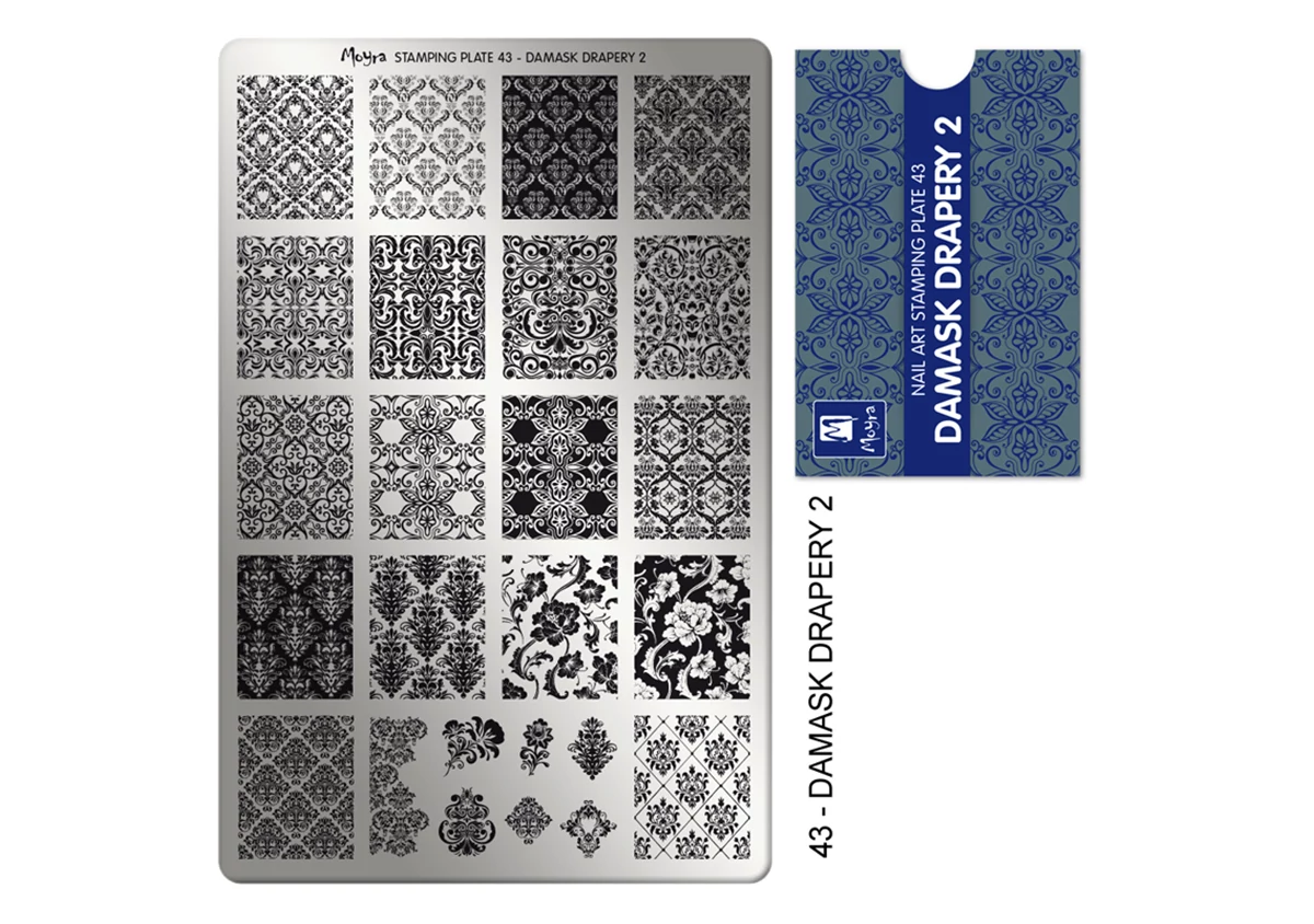Moyra nyomdalemez 43 Damask Drapery 2
