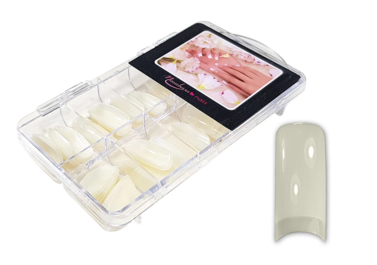 Nail tip box 100db #004-N Natúr