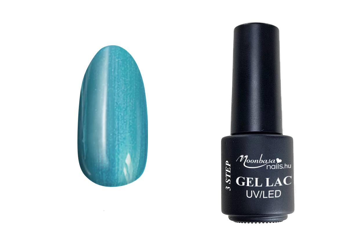 3step géllakk 4ml #212 Gyöngyház kristálykék