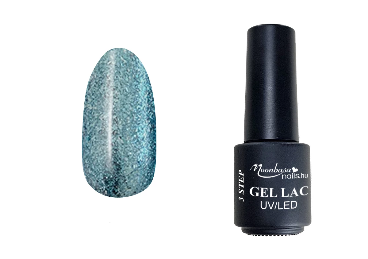 3step géllakk 4ml #216 Csillámos óceánkék