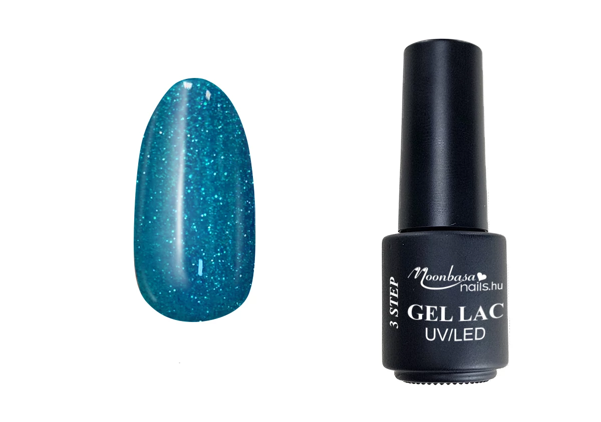 3step géllakk 4ml #223 Kék csillámtenger