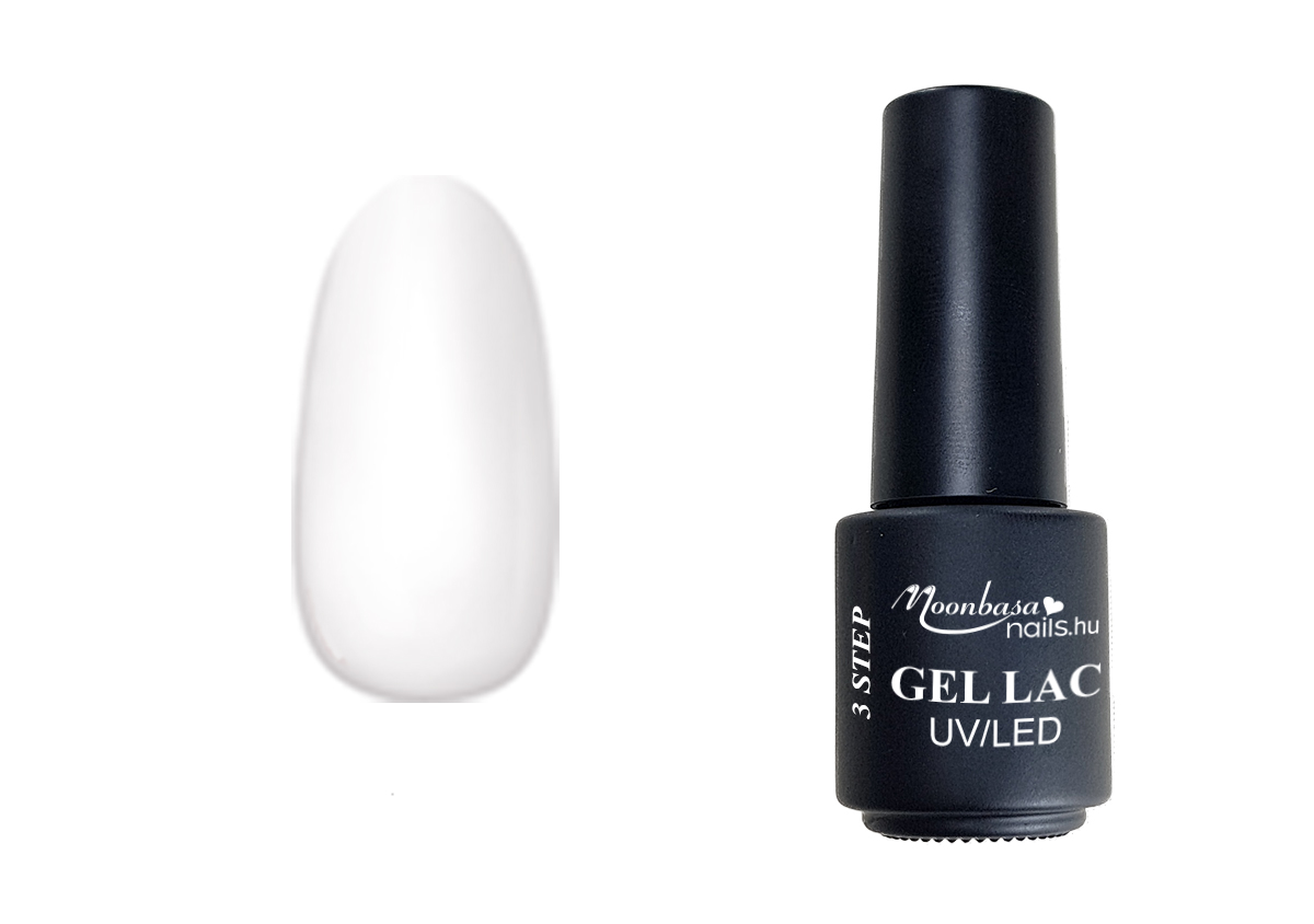 3step géllakk 4ml #001 Fehér