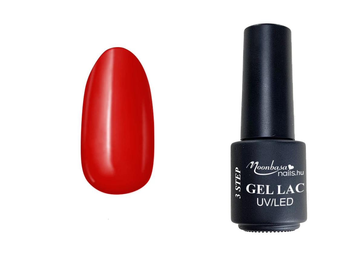 3step géllakk 4ml #005 Skarlátvörös