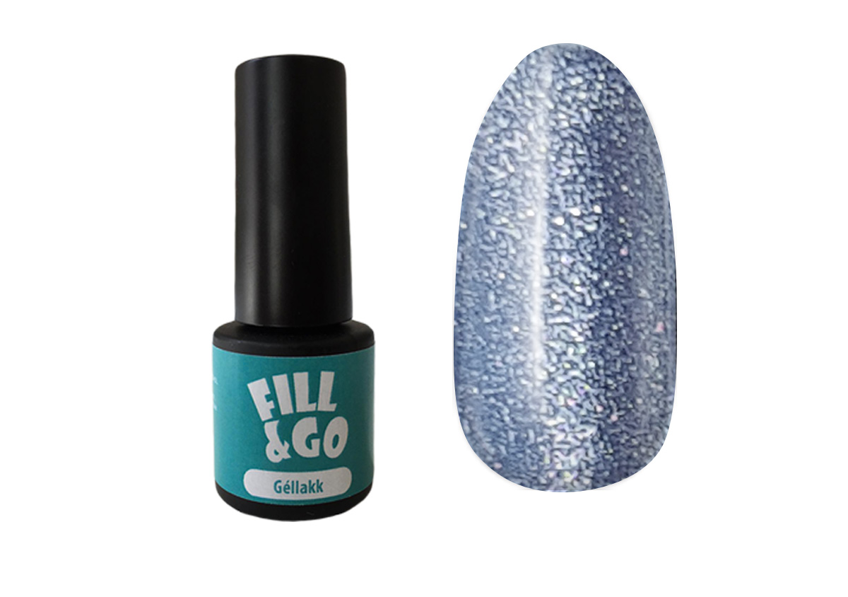 Fill&Go géllakk 4ml #014 Acélkék