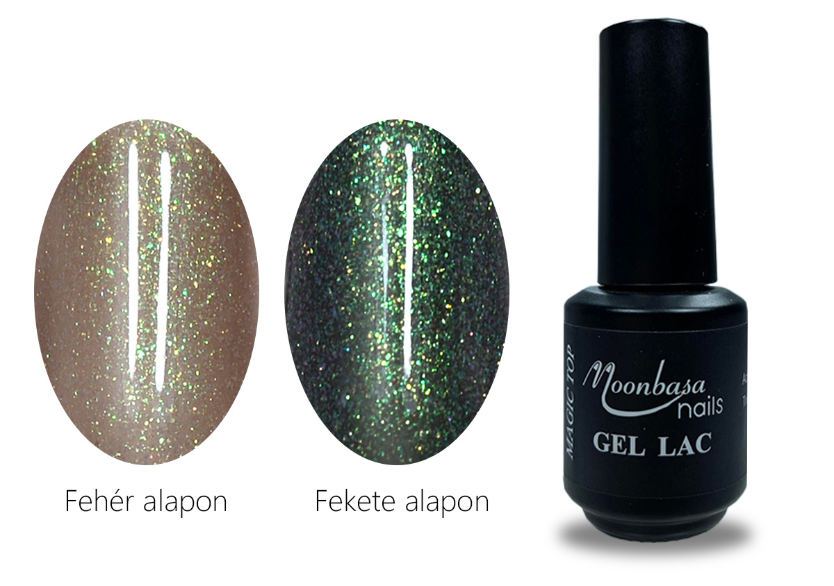 Magic TOP géllakk 5ml #459 csillámos pezsgő