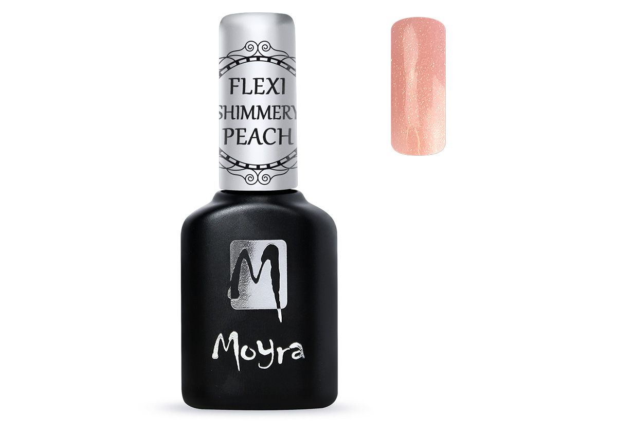 Moyra Lakkzselé Flexi Base – Shimmery Peach 10ml