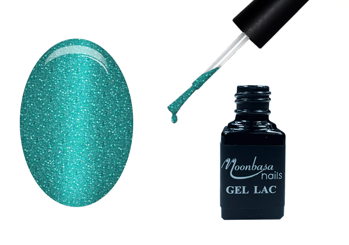 ONE Step Géllakk 5ml #152 csillámos törökzöld