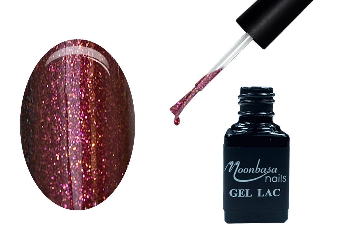 ONE Step Géllakk 5ml #153 csillámos vérvörös