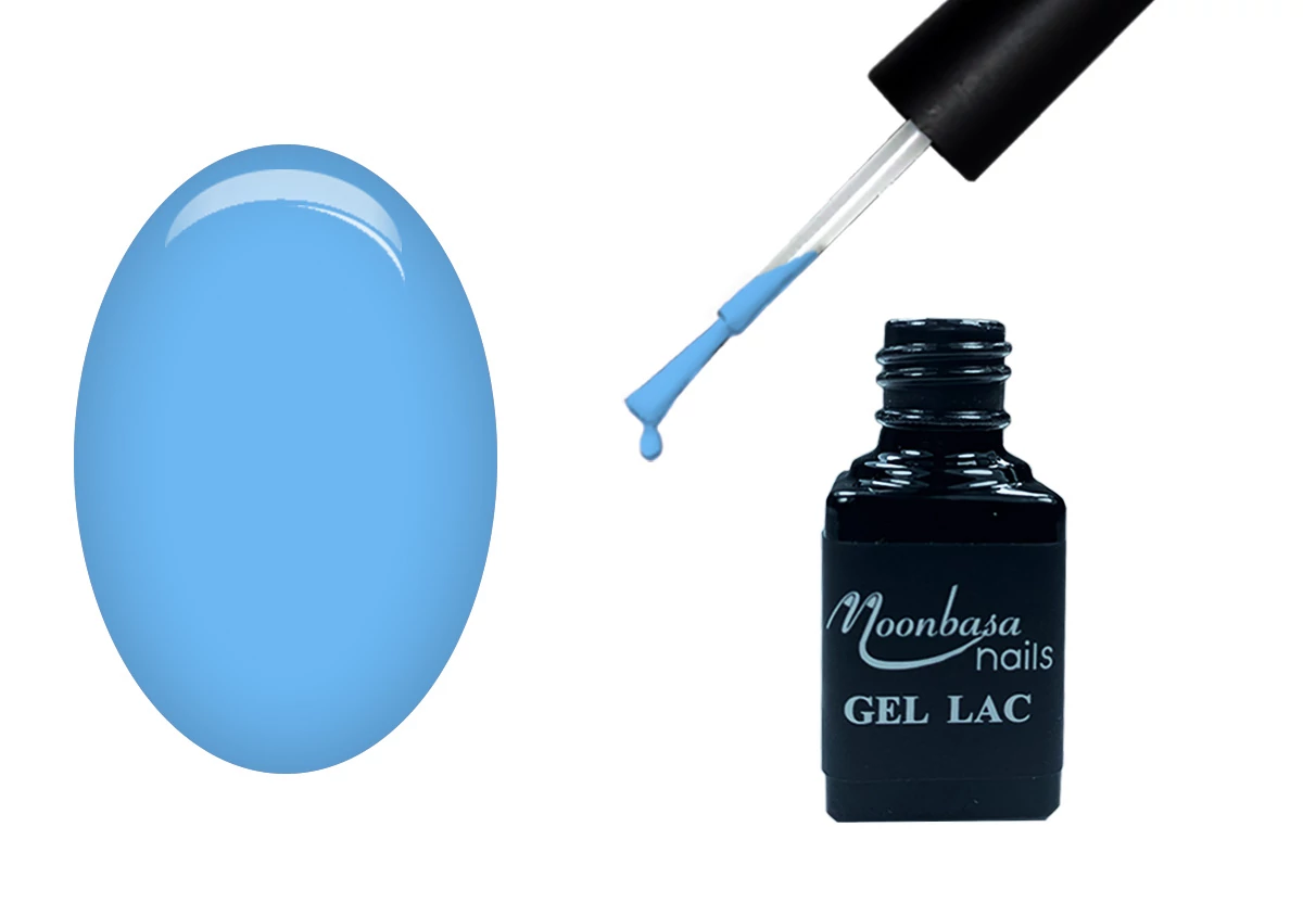 ONE Step Géllakk 5ml #174 enyhén csillámos kék