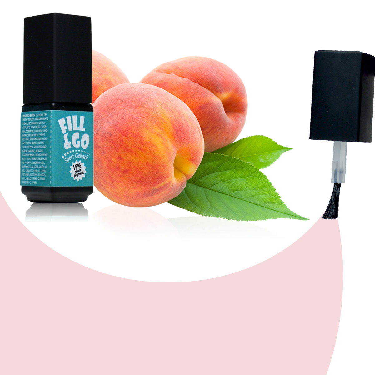 Géllakk Sport Color 5ml #130 Barackrózsaszín
