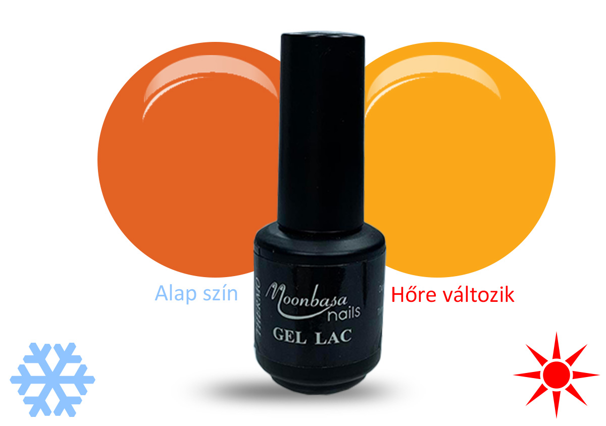 Thermo Géllakk 5ml #408 narancs-citromsárga
