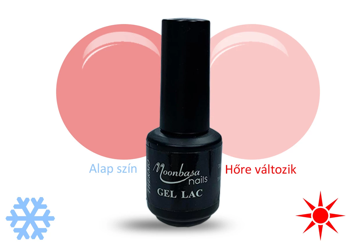 Thermo Géllakk 5ml #416 pink-fehér