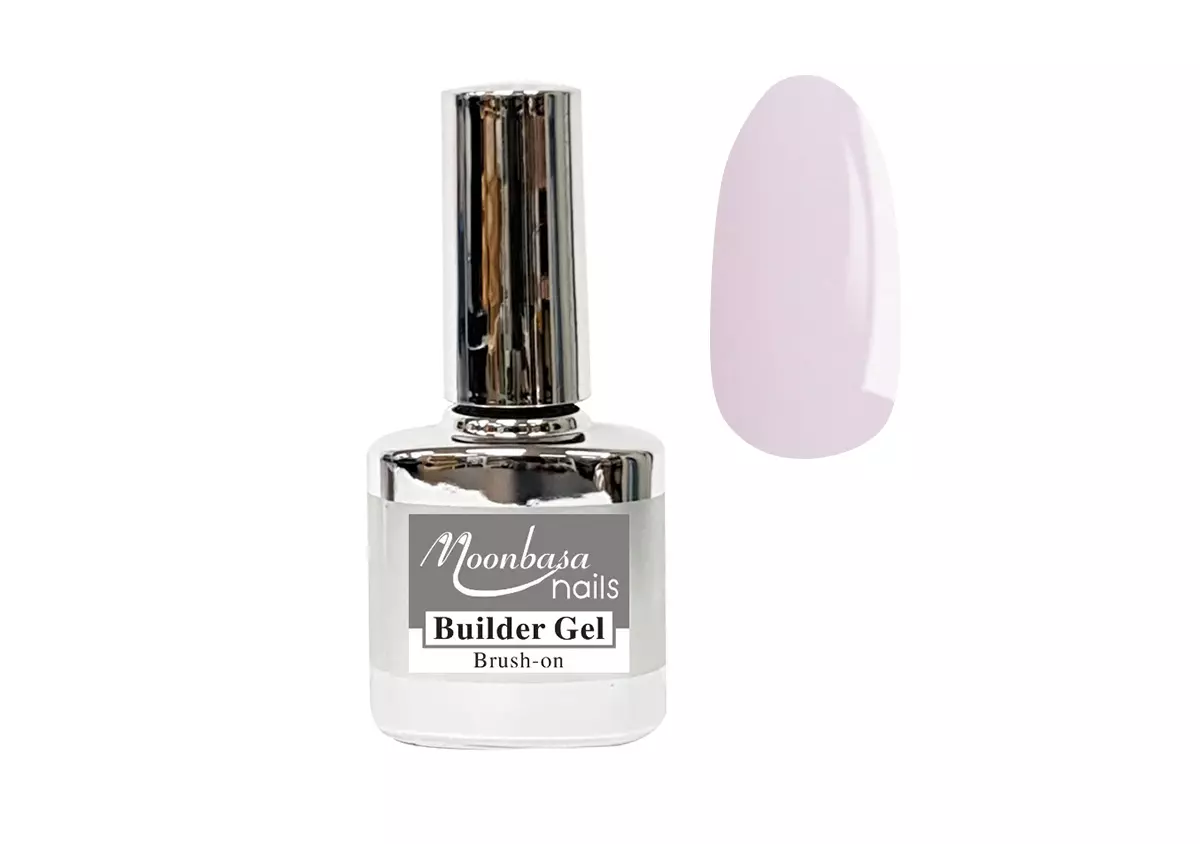 Ecsetes építő zselé 12ml #101 Milky pink