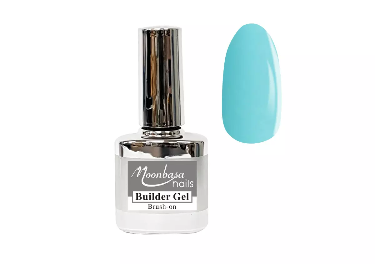 Ecsetes építő zselé 12ml #113 Light teal